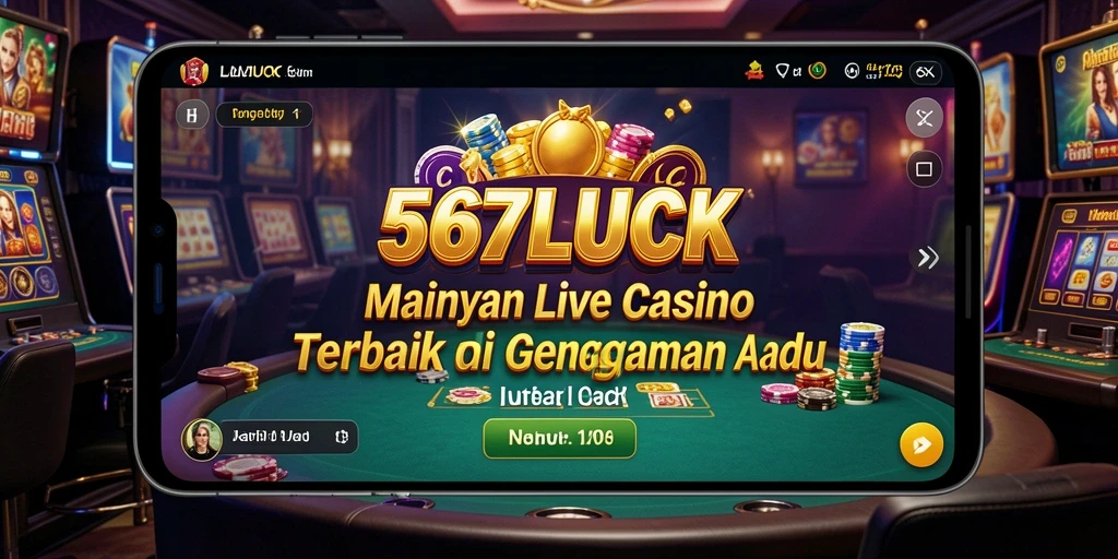 Screenshot 567LUCK menampilkan alur permainan Live Casino yang seru.
