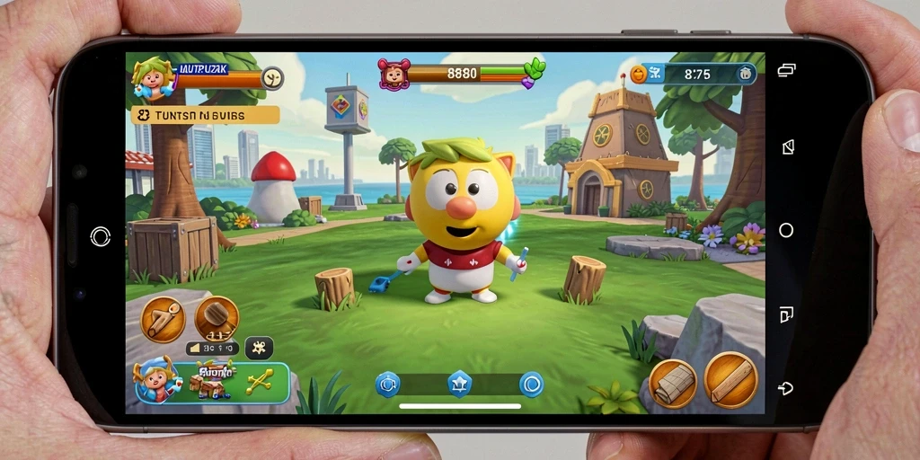 Screenshot gameplay 8180 menampilkan teka-teki yang menantang.