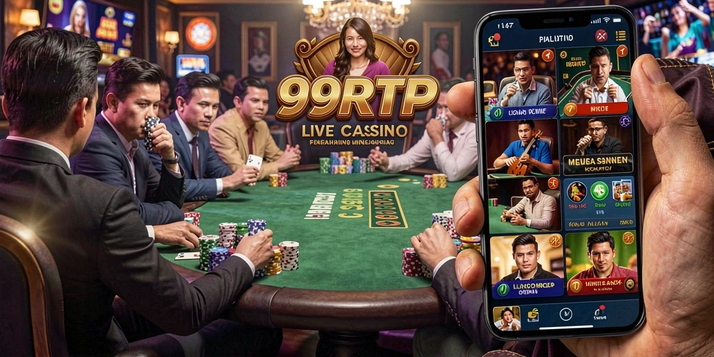 Gameplay 99RTP dengan dealer langsung yang menarik.