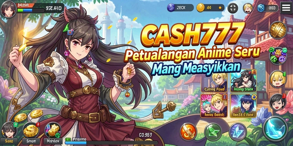 Tampilan gameplay <strong>CASH777</strong> yang penuh warna dan menarik.