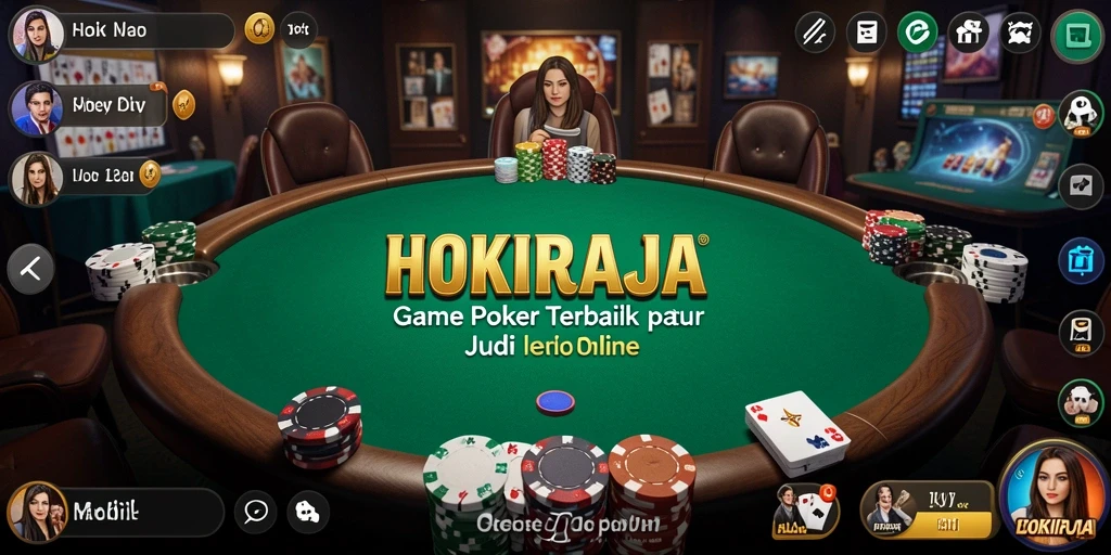 Tampilan gameplay HOKIRAJA yang mendebarkan dan interaktif.