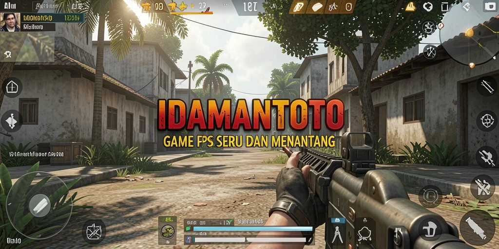 Screenshot gameplay IDAMANTOTO menampilkan aksi seru di medan pertempuran.