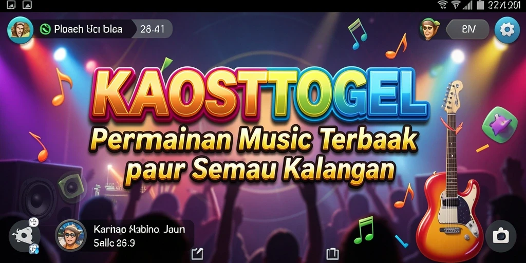 Tampilan antarmuka KAOSTOGEL dengan gameplay yang menarik dan interaktif.