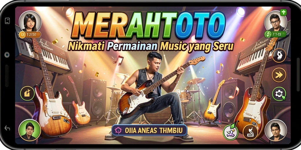 Tampilan gameplay MERAHTOTO yang penuh warna dan menarik.