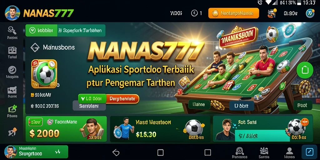 Tampilan gameplay menarik dari NANAS777 saat pengguna memasang taruhan.