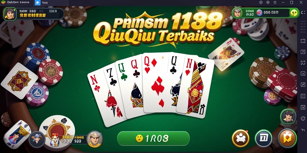 Gambaran menarik dari gameplay QiuQiu di OBOR138.