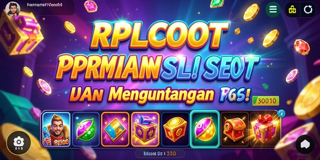 Gameplay Slot RPLOOT yang menampilkan mesin dengan grafis yang memukau.